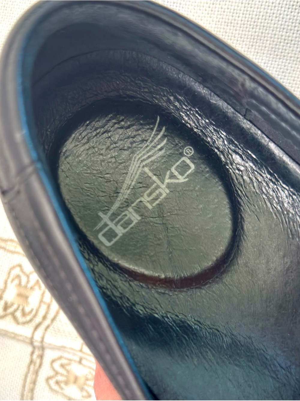 Dansko Black Leather Slip-On clogs never worn - Picture 7 of 7